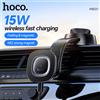 HOCO Supporto di ricarica rapido magnetico wireless HOCO da 15 W in auto per iPhone 16 15 Pro Max N52 Supporto regolabile con magneti forti per Samsung