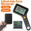 ANESOK Microscopio digitale portatile 500X con lente d'ingrandimento Schermo grande da 3,0 pollici 2MP per la riparazione di orologi elettronici di gioielli