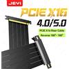 JEYI PCIe 4.0 x16 Cavo di prolunga (16GT/s) GPU Riser per RTX 4090/4080 e RX 7900 XTX, impianto di raffreddamento/montaggio verticale, opzioni 20/30/60 cm