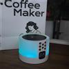 MOSBROS Lampada Luce notturna con altoparlante wireless BT Touch Control Sleep Helper Macchina musicale con rumore bianco e 9 suoni Hifi naturali