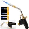 NONE MAPP Torce per saldatura a gas propano Torcia per saldatura Saldatura Brasatura Gas Strumento idraulico Barbecue Cottura Bruciatore a gas fai da te TS8000