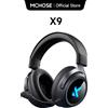 MCHOSE X9 Cuffie da gioco wireless Suono surround 7.1 Microfono con cancellazione del rumore Bassa latenza di 15 ms Giochi FPS Cuffie e-sport
