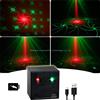 NONE Batteria ricaricabile R&G Proiettore laser Disco DJ Luce 64 modelli Dance Bar Party Car Effect Natale Decora lampada da palcoscenico E01