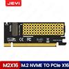 JEYI Adattatore JEYI M.2 NVME a PCIe 4.0 x16, scheda di espansione SSD M.2 NVMe a PCI-e 4.0, supporta unità a stato solido 2280/60/42/30