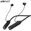 ACEFAST Auricolari Bluetooth 5.4 ACEFAST con fascia da collo, 120 ore di riproduzione musicale, auricolari sportivi magnetici in-ear, bassa latenza per il gaming, lunga durata della batteria.