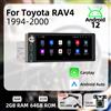 Barlckxs Carplay 1 Din Radio Android Auto Car Multimedia per Toyota RAV4 1994-2000 6.86 "Schermo Unità principale Autoradio Navigazione GPS