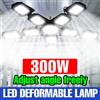CanLing 300W LED E27 Lampadina Lampada da garage Deformabile Pieghevole 220V Faretti 110V Casa Magazzino Officina Seminterrato Illuminazione industriale