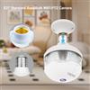 4MP WIFI E27 Lampadina V380 Pro Telecamera di sicurezza Visione notturna a colori Telecamera wifi fisheye con tracciamento automatico vocale bidirezionale