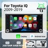 Barlckxs Navigazione GPS Carplay Android Auto Android Car Multimedia 2Din Autoradio per Toyota IQ 2009-2019 Unità principale stereo con schermo da 7 "
