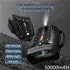 NONE Binocolo per visione notturna 4K con schermo da 4,0 pollici Zoom digitale 10X con luce tattica 5000mAh Occhiali per visione notturna a infrarossi per il campeggio