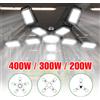 400W LED E27 Garage Lampadina 220V Faretto Pieghevole Deformabile Lampada Da Soffitto 110V Per Casa Magazzino Officina Seminterrato illuminazione