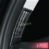 MIHUMOE Interni auto in fibra di carbonio Pilastro A Copertura della presa d'aria Trim per BMW X1 iX1 U11 X2 iX2 U10 2024 2025 2 pezzi
