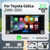 Barlckxs Android Car Multimedia 2Din Carplay Android Auto Autoradio per Toyota Celica 2000-2005 7 "Schermo Stereo Unità di Testa di Navigazione GPS