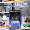 tungfull FA-400 Estrattore di fumi per ventola di scarico Saldatore Filtro di fumi Riparazione elettronica Attrezzatura per l'estrazione del fumo con carbone attivo