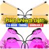 USB 5V LED Coltiva La Luce Spettro Completo Pianta Coltivazione Idroponica Lampada 1/2/3/4 Teste Impermeabile Dimmerabile Con Temporizzazione Accensione/Spegnimento Automatico