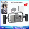 SmallRig Kit video per smartphone con gabbia universale per telefono con maniglie, stabilizzatore per custodia Vlogging per riprese portatili per iPhone -4121