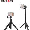 Ronkoen 40CM Mini treppiede selfie stick allungabile con vite 1/4 per GoPro Insta360 Osmo Action DJI Action Action Camera