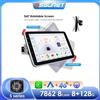 OSSURET 1 Din Android Autoradio GPS per lettore multimediale automatico universale 1DIN schermo ruotabile Video Autoradio Wireless Carplay 10.1 pollici