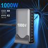 URVNS Caricatore GaN da 1000 W USB C Desktop veloce Caricatore USB tipo C PD3.1 a 10 porte Ricarica rapida per iPhone 17 16 Samsung S24 Xiaomi Laptop