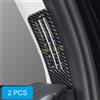 MIHUMOE Interni in fibra di carbonio A-Pillar Air Vent Cover Trim per BMW X1 iX1 U11 X2 iX2 U10 2023 2024 2025 Accessori