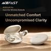 ACEFAST FA006 Auricolari Bluetooth 5.4 wireless con clip a orecchio aperto e doppi microfoni Riduzione del rumore delle chiamate SBC AAC Musica Sport Suono Auricolari