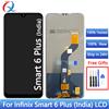NONE Display Touch Screen Per Infinix Smart 6 Plus X6823C LCD Digitizer Assembly Riparazione Parti di Ricambio X6823 Display LCD Del Telefono
