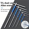 NONE DGEV T/L durezza 2-10mm Cacciavite Torx Tipo T Chiave esagonale a brugola Chiave cromata Utensile manuale a forma di T Chiave a bussola a T estesa