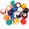 Keenso Mini Palline da Biliardo in Resina Ecologica Giocattolo da Biliardo per Bambini 16 Pezzi Palline da Biliardo da Allenamento da Biliardo da 2,5 cm