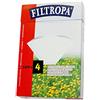 Filtropa 2 scatole di carta filtrante Filtropa, formato 4, confezione da 100, bianco