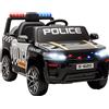 AIYAPLAY Macchina Elettrica della Polizia per Bambini con Telecomando e Sirena