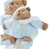 Nanan Peluche Puccio Nanan Azzurro Cm 25 1256a Con Sacchetto In Organza
