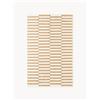 Westwing Collection Tappeto kilim a righe tessuto a mano Donna - Beige