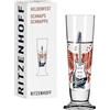 RITZENHOFF Bicchiere rotondo - 40 ml - Made in Germany | Art. n. 1061017, Serie Heldenfest, 1 bicchiere rotondo 40 ml, cristallo, lavabile in lavastoviglie