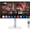 MSI Modern MD272UPSW Monitor Curvo Smart, 27 ", UHD 4K, 3840 x 2160 Pixel, tempo di risposta 4 ms, refresh rate 60 Hz
