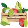 Le Toy Van - Wooden Honeybee Market Apples & Pears Crate , Supermarket Pretend Play Shop Food