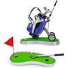Kofull Set Regalo da Golf Regalo di Natale Compleanno Penne a Forma di Mazze da Golf Set da Tavolo Mini Golf, portapenne per Mazze da Golf Gadget da scrivania per Ufficio
