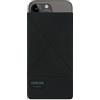 Adore June Triangle Custodia Compatibile con iPhone 14-15 Plus/iPhone 14-15 PRO Max, Tessuto Resistente Display di Pulizia Effetto, Nero