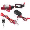 Syrisora 1/10 RC Model Vehicle Crawler Accessorio per Auto Verricello in Metallo con Telecomando