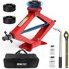 IMAYCC Cric Per Auto 2.5T/2500kg, Cric Auto Con Universale Tampone In Gomma, Cric Portatile Per Auto Con Chiave Per Dadi Ruota, Kit Emergenza Auto Per Auto,Ideale Per La Manutenzione e La Riparazione