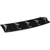 Reminnbor diffusore sottoparaurti universale auto + Diffusore pinna di squalo Diffusore universale per paraurti posteriore per auto Telaio spoiler per alette di squalo(M)