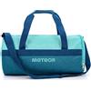 meteor Borsa Palestra con Scomparto per Scarpe Borsone Viaggio Borse Piscina Sportiva Duffel Bag per Uomo Donna - Borsa a Tracolla Spalla Weekend Campeggio Sport Fitness 25L (Blu/menta, 25L)