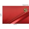 Kit sacchetto regalo rosso con fiocco oro