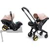 Doona Seggiolino Auto Passeggino Doona I 2 In 1 i-Size R129 Gruppo 0+ Blush Pink