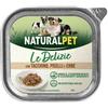 NaturalPet Le Delizie Paté in salsa Dog Adult All Breeds 150 gr Tacchino, piselli ed erbe - 1° ORDINE? 20% di sconto SU BRAND ESCLUSIVI, codice BZR20