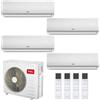 TCL CONDIZIONATORE TCL ELITE F2 QUADRI SPLIT 9000+12000+18000+18000 BTU INVERTER R32 MT4250 A++ WIFI