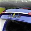 MIHUMOE Per il 2017 2018 2019 2020 Audi Q5 (FY) SQ5 Tronco in acciaio Cancello di coda Trim Strisce Accessori decorativi
