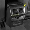 MIHUMOE In fibra di carbonio auto bracciolo posteriore scatola presa d'aria copertura Trim per 2017-2024 Audi Q5 FY SQ5 Sportback 2023 2022 2021 2020 2019 2018