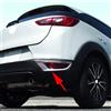 MIHUMOE Chrome ABS Stampaggio Posteriore Copertura Della Luce di Nebbia Lampada Per Mazda CX-3 CX3 DK 2016-2022 2023 2024 Fendinebbia Paraurti Riflettore Trim