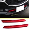 MIHUMOE Per il 2017-2021 Mazda CX-5 auto paraurti anteriore griglia inferiore trim pannello rosso accessori