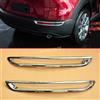 MIHUMOE Per il 2020-2025 Mazda CX30 CX-30 Chrome Car Esterno Paraurti Posteriore Fendinebbia Decorazione Copertura Lampade Trim 2 Pz 2021 2022 2023 2024